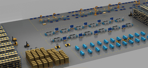 智能物流倉儲設(shè)備 驅(qū)動(dòng)智能工廠發(fā)展的核心引擎